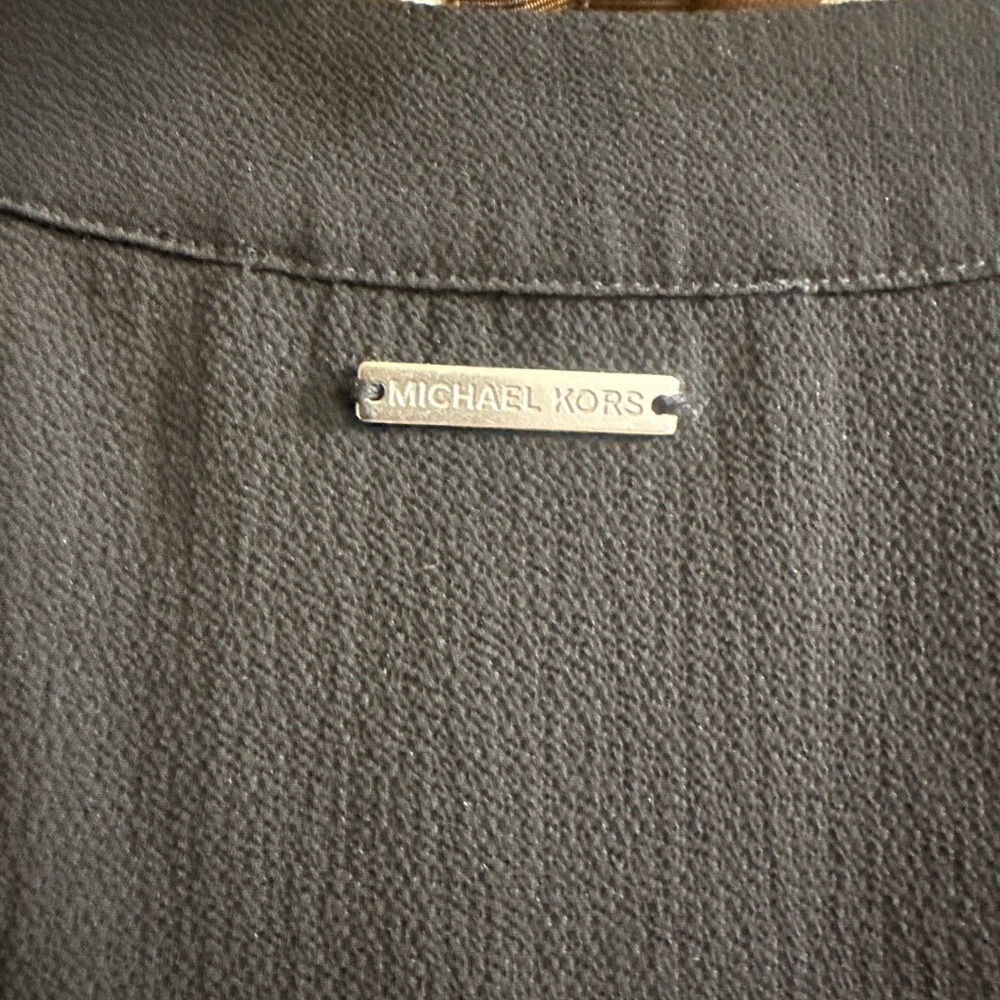 Michael Kors Black Bell Sleeve Blouse - Picture 5 of 5